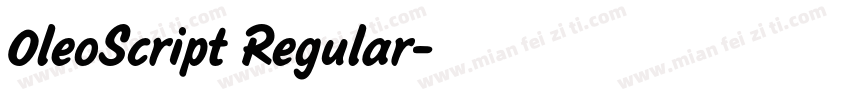 0leoScript Regular字体转换